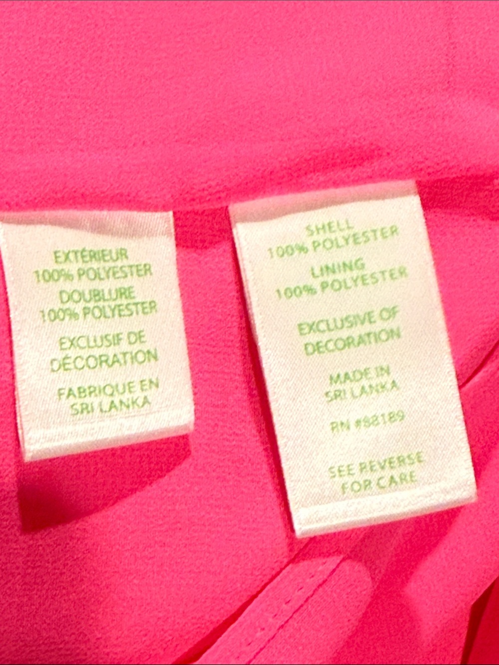 Lilly Pulitzer Hot Pink Halter Camisole with Gold Chain Straps - Picture 6 of 6